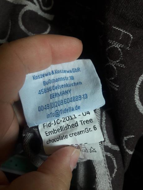 Bavlnená babyšatka veľkosti 6, fidella