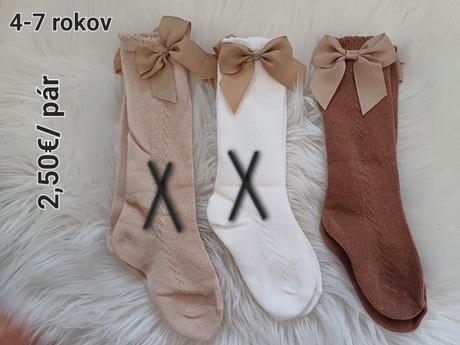 Podkolienky/ ponožky 1-7 rokov, 92
