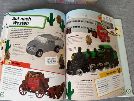 Kniha lego návodov a drobné doplnky, 