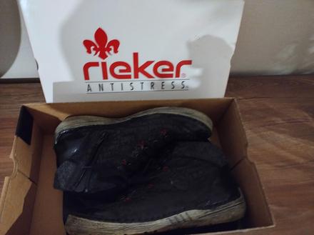 Kožené topánky, rieker,38