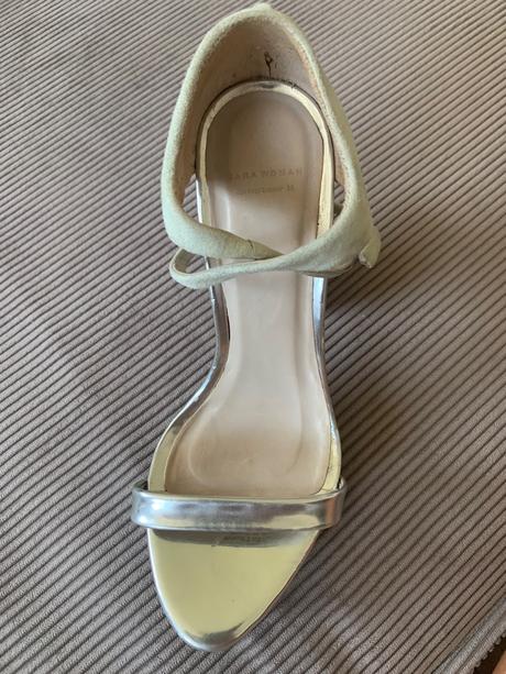 Sandale na opatku, zara,37