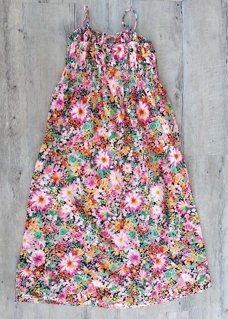 Kvetinové dlhé šaty h&m, h&m,38