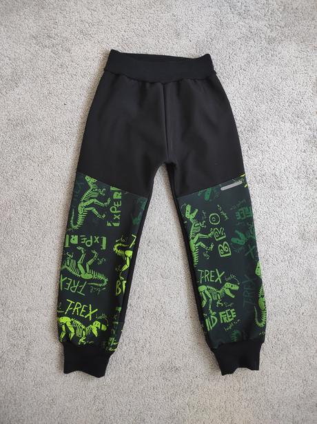 Softshellove nohavice handmade, 98 / 104 / 110 / 116 / 122