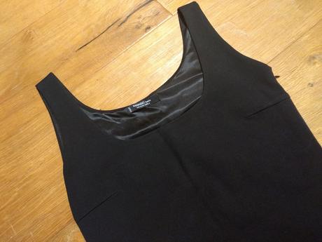 Mango - dámske čierne šaty, mango,m