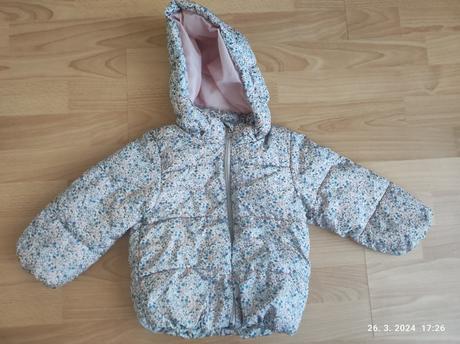 Zimná bunda pre dievčatko 92, h&m,92