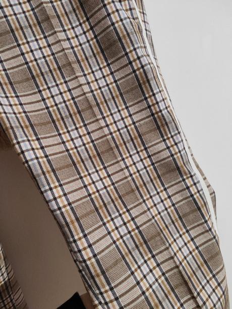 Karované nohavice opus, l