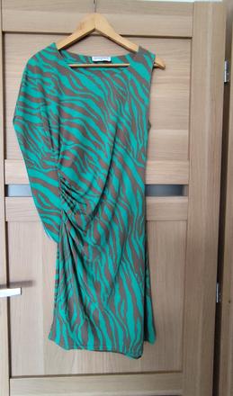 Elegantné smaragdové šaty chantall, 36, xs-s, chantall,36