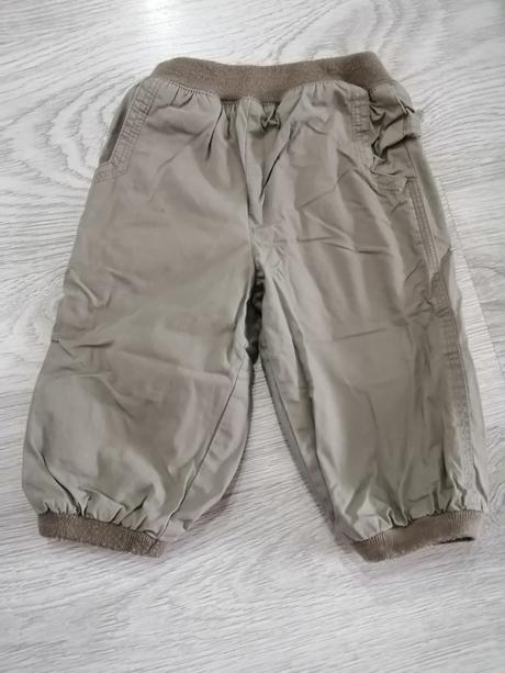 Detské teplé nohavice, c&a,74