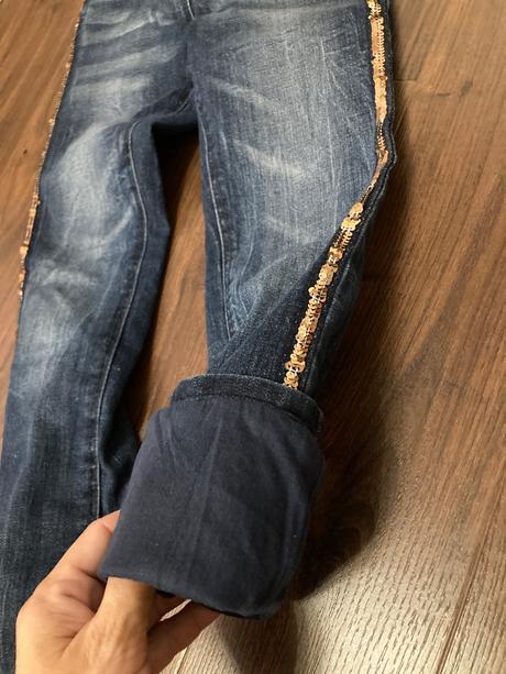 Zateplené rifle, c&a,122