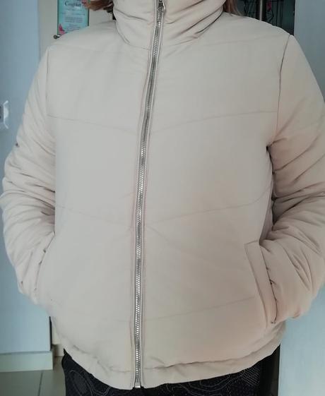 Dámska prešívaná bunda béžová, bonprix,40