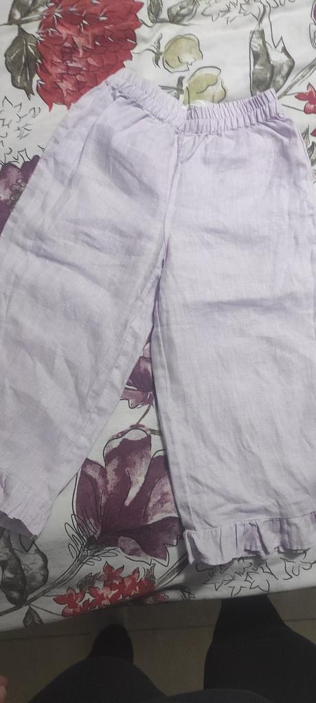 Ľanové nohavice 104, zara,104