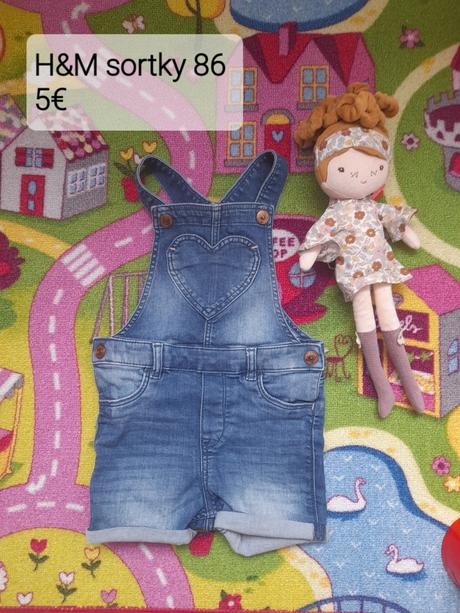 Sortky na traky, h&m,86
