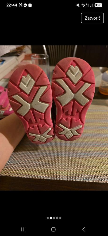 Bodovo ružové botasky na suchý zips, cupcake,20