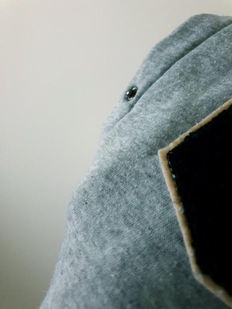 Dlhá mikinová bundička m/l, m