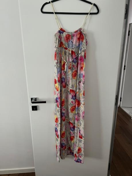 Kvietkované maxi šaty, s