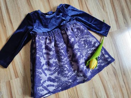 Sávnostné baby šaty c&a, c&a,80