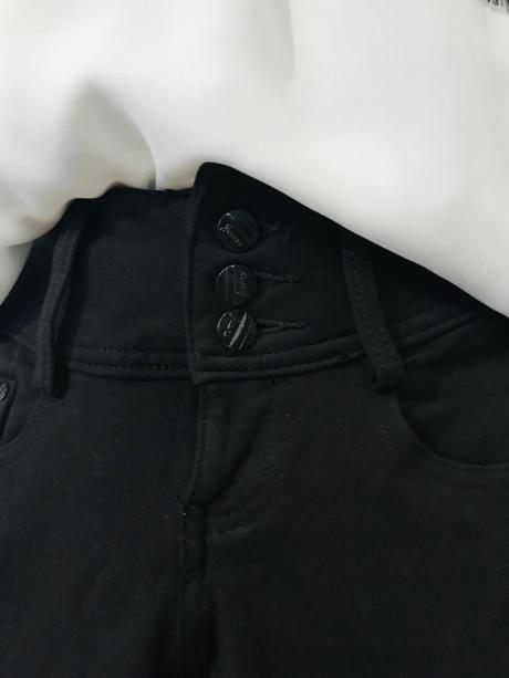 Legíny tmavohnedé elastické, s