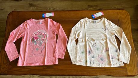 Tričká s motívom kvietkov - dvojset, kids,128