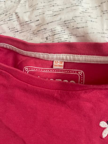 Dievčenské trička s krátkym rukávom 12-18 m, 98