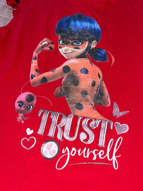Tričkové šaty ladybug 122, disney,122