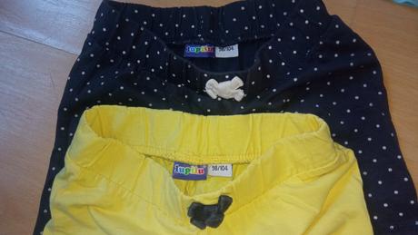 Kraťasky na gumičku 98/104 tričko zdarma, 104