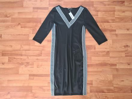 Elastické šaty so vzorom, 40 / 42 / l / xl