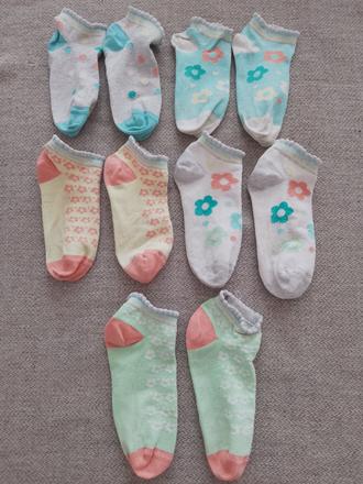 Dievčenské skrátené ponožky, next,34