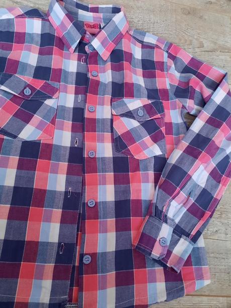 Trendy košela k rifliam 134- 140, lupilu,140