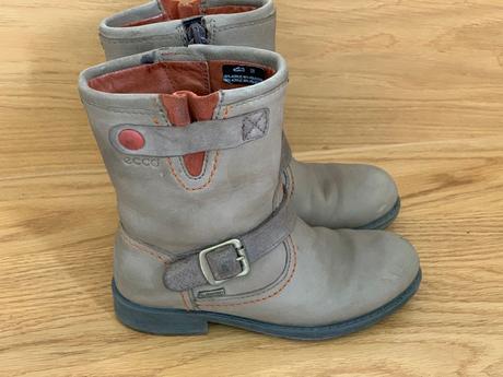 Kožené čižmy ecco 28, gore-tex, ecco,28