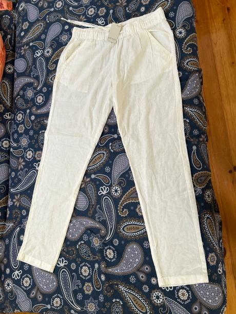 Ľanové nohavice, esmara,42