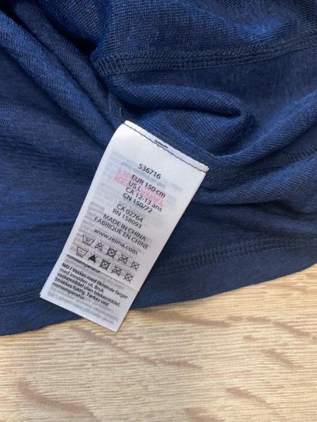 Reima kinsa merino termo, funkčný top  146/152, reima,146 / 152
