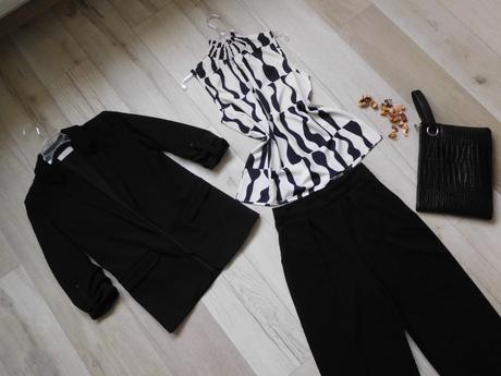 Reserved-blúzka sako nohavice 36v,+ kabelka,, reserved,36