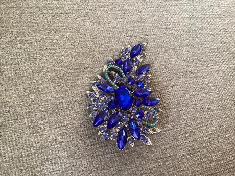 Krásna modrá brošňa, 