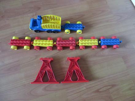 Lego duplo - nákladné auto, 5x podvozok, 