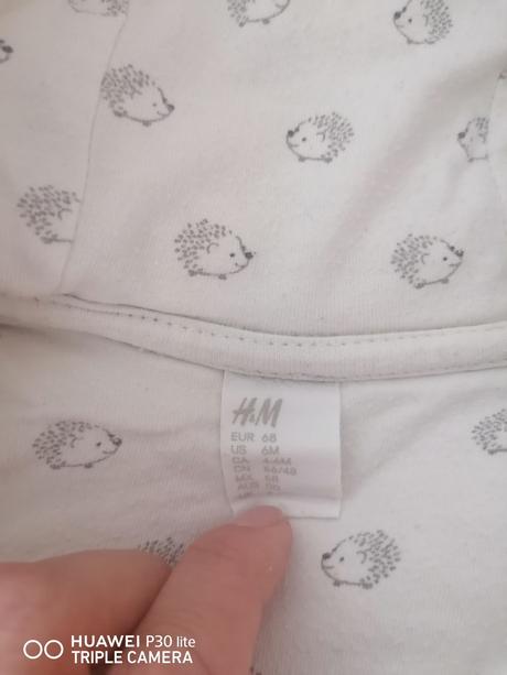 Teplý mäkký overal, h&m,68