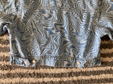 Vzorovaná riflová bunda xs/s, house,xs