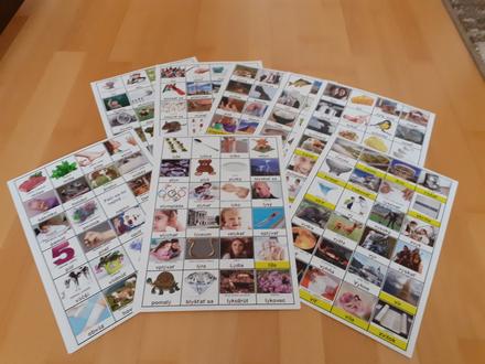 Pexeso - vybrane slova, slova ly,