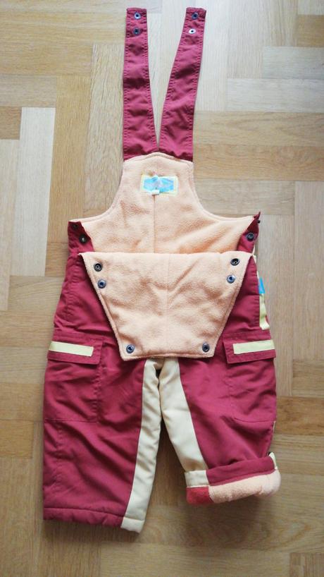 Detské zateplené nohavice vel.80, babykap,80