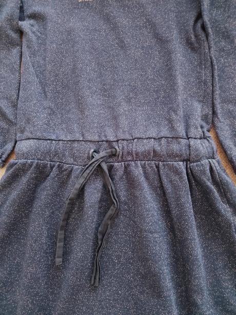 Dievčenské šaty tmavomodré, pompdelux,140