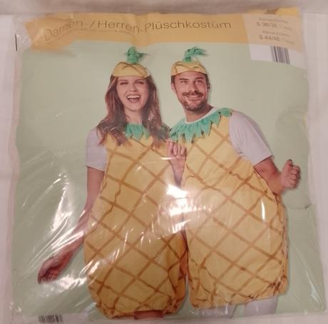 2 dielny kostým ananás pre dámy alebo pánov, s,