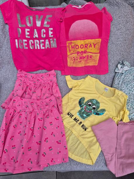 Letny set tričká a sukne 128, 122–134