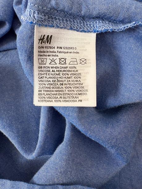 Viskózové ľahučké šaty h&m 128, h&m,128