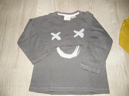 Tričko úsmev - veľmi dobrý stav, zara,86