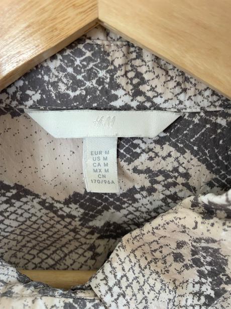 Koselove saty s hadim vzorom h&m, h&m,m