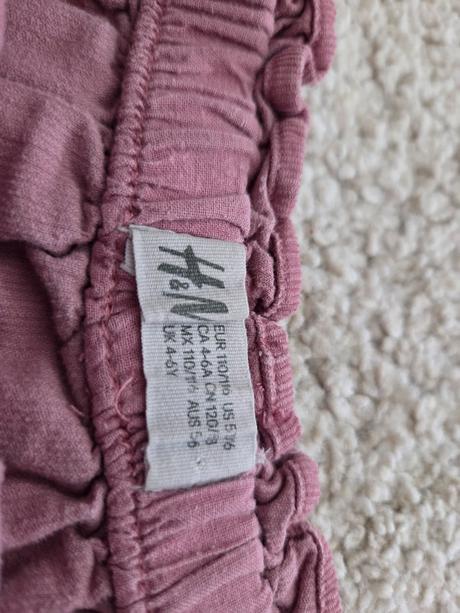 Menžestrová sukňa, h&m,110