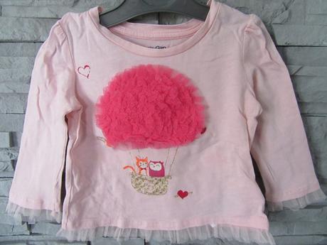 Tričko lietajúci balón so sovičkou a mačičkou, gap,74