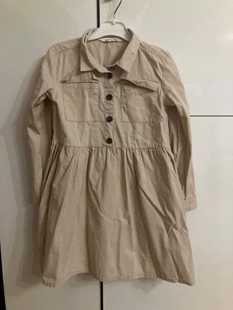 Košeľové šaty, h&m,122