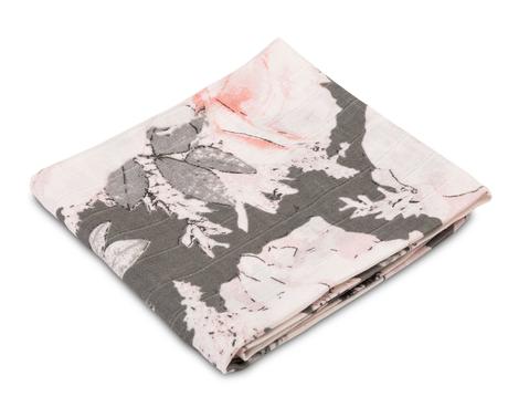 Sensillo mušelínová plienka šedé pivónie 70x80 cm, 