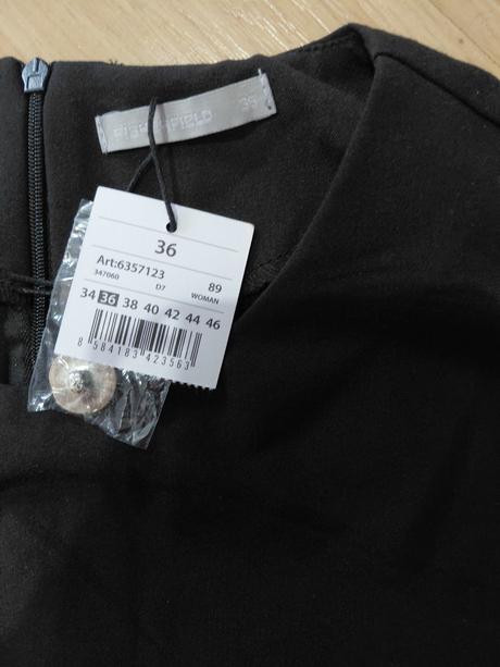 Čierne šaty, 36