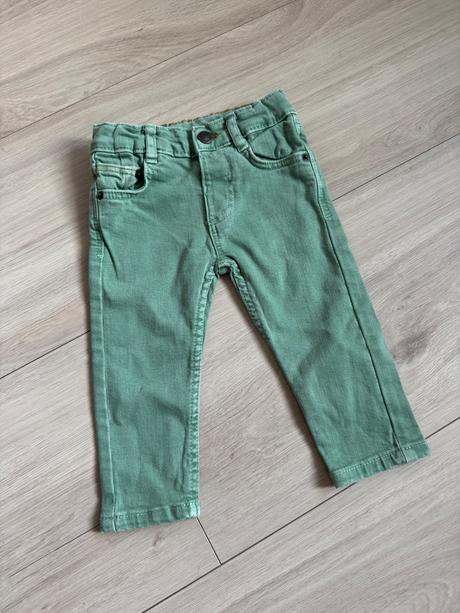 Zelen džinsy, zara,74